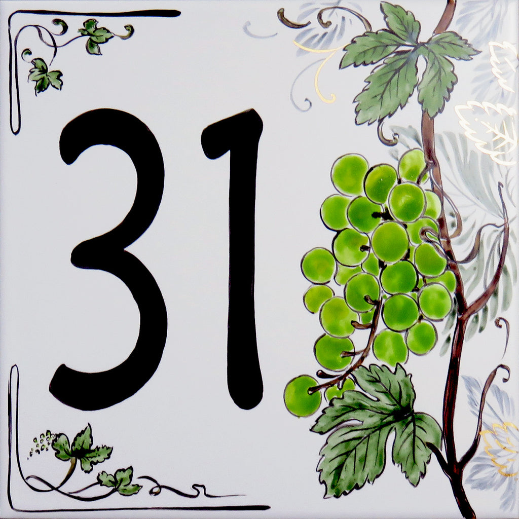 Hausnummer Traube