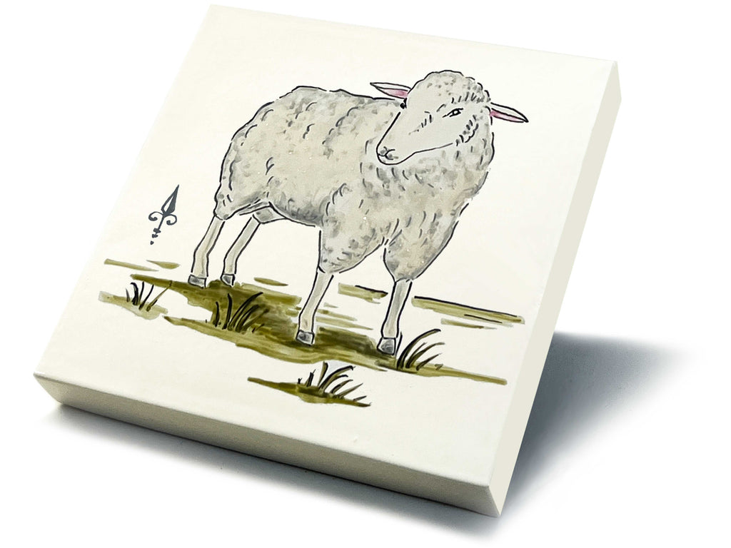 Ofenkacheln Tiere "Schaf"