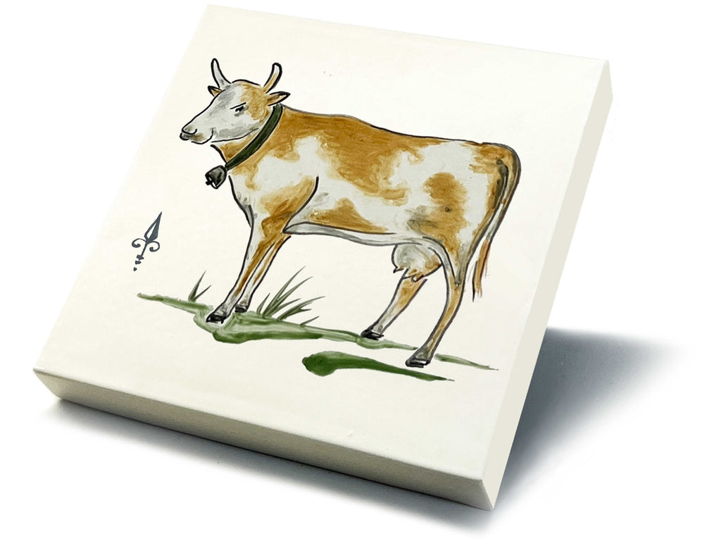Ofenkacheln Tiere "Kuh"