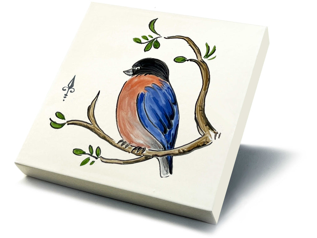 Ofenkacheln Tiere "Gimpel"