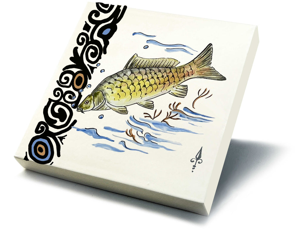 Ofenkacheln Tiere "Karpfen"