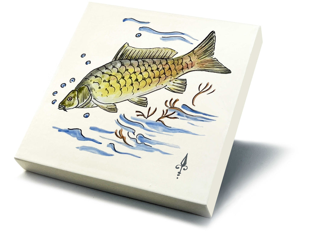 Ofenkacheln Tiere "Karpfen"