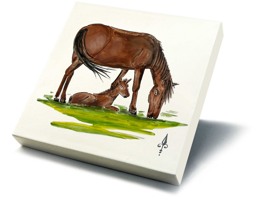 Ofenkacheln Tiere "Pferd"