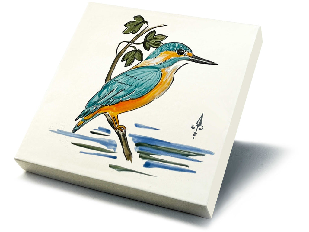 Ofenkacheln Tiere "Eisvogel"