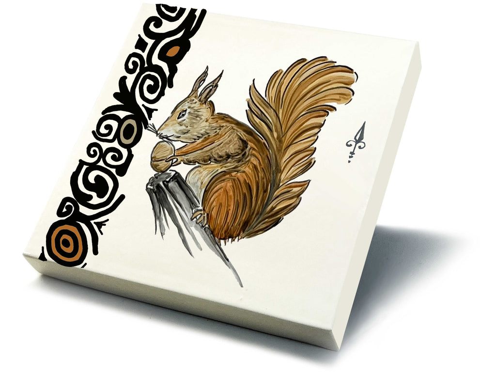 Ofenkacheln Tiere "Eichhörnchen"
