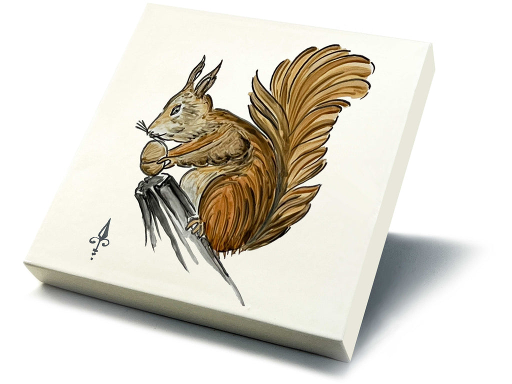 Ofenkacheln Tiere "Eichhörnchen"