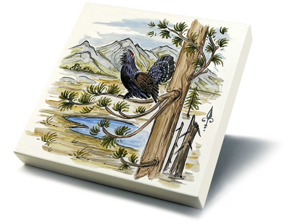 Ofenkacheln Jagd "Auerhahn"