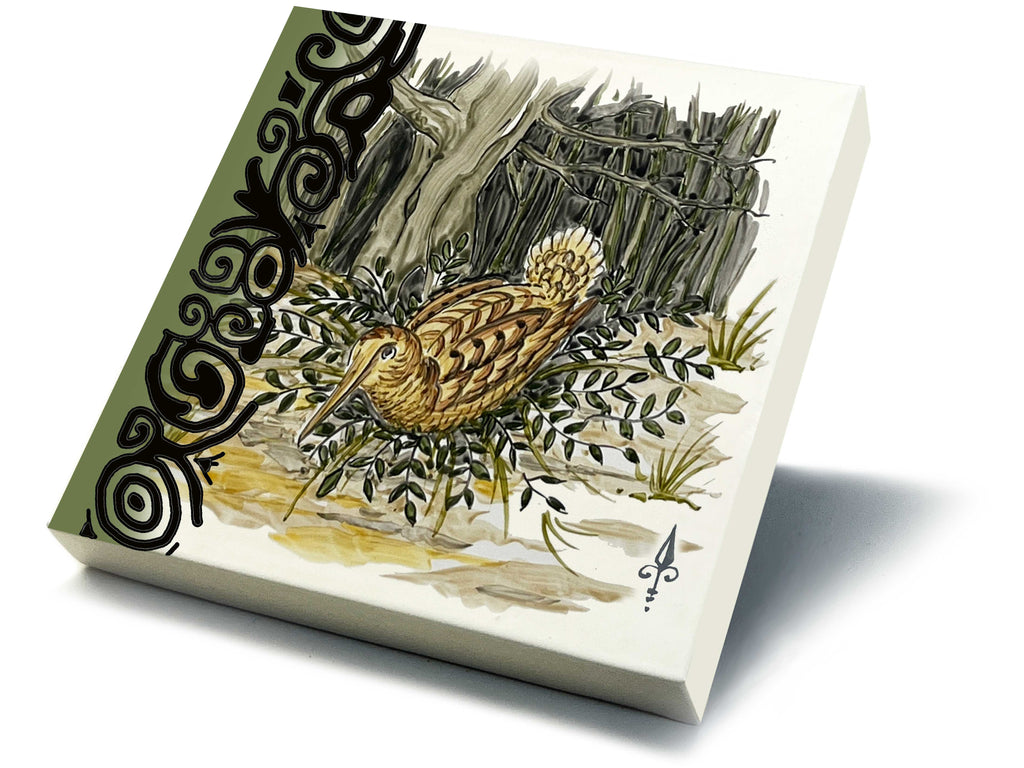 Ofenkacheln Jagd "Waldschnepfe"