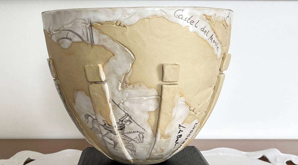 Tonschale - "Castel del Monte"