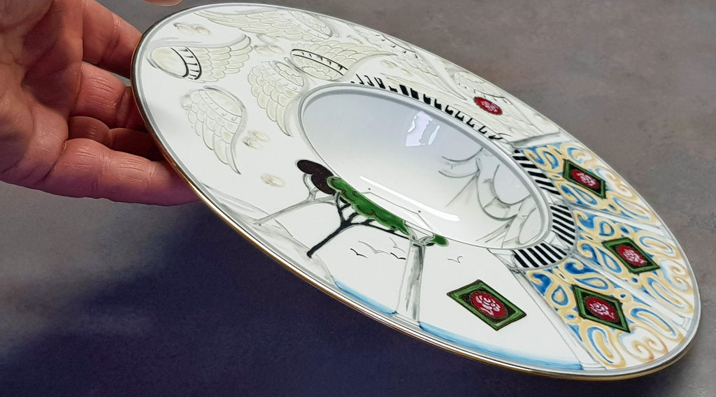 Porzellanschale "Castel del Monte"