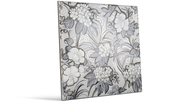 English Flowers - with silver ornaments