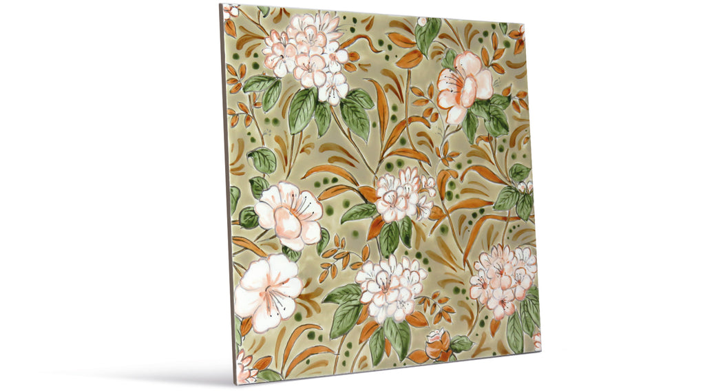 English Flowers - On the sand bottom