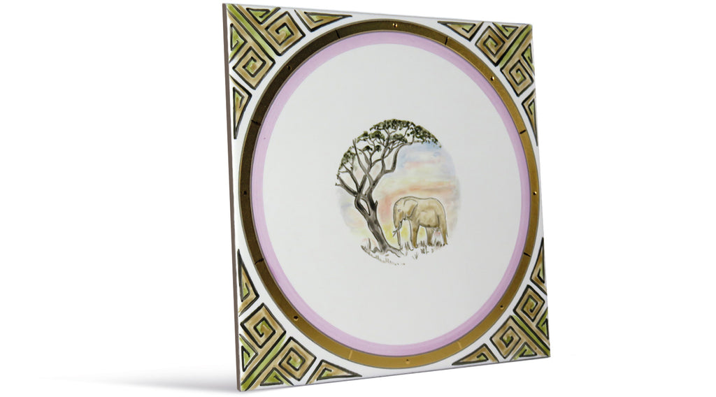 Variante 1 - Ornament am Rand + Gold 