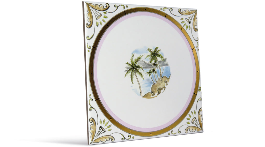 Variante 3 - Blumen am Rand + Gold 