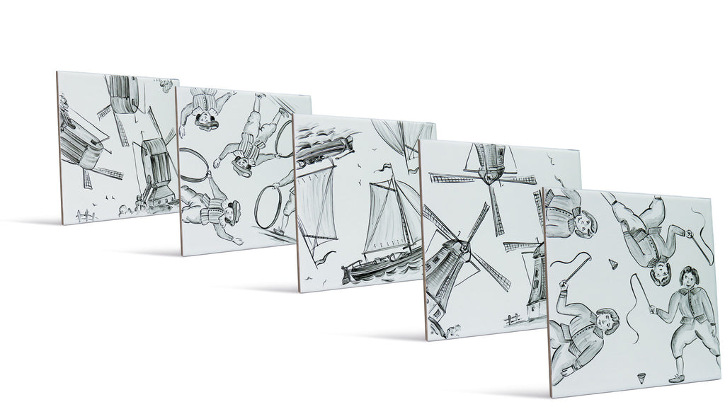 Schwarz-Weiß-Art - Ein Segelboot