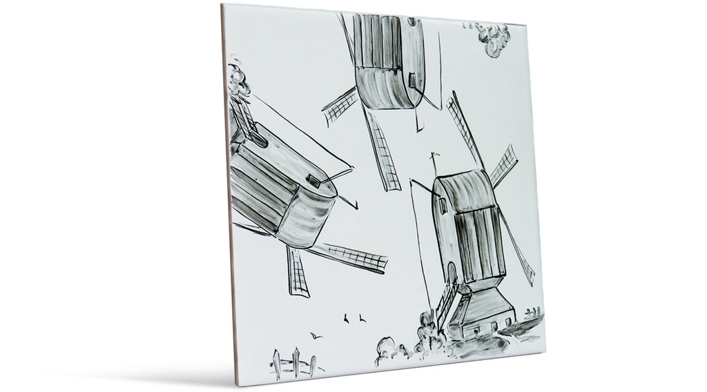 Schwarz-Weiß-Art - Die Windmühle 1