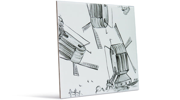 Schwarz-Weiß-Art - Die Windmühle 1