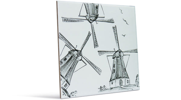 Schwarz-Weiß-Art - Die Windmühle 2